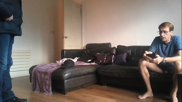 Portuguese whore get’s his daddy pussy fucked by bully next door